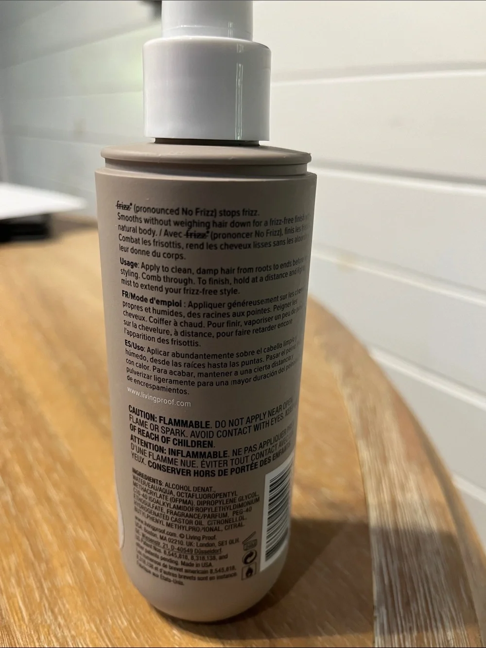 Living Proof No Frizz Smooth Styling Spray for Fine Hair 6.7 Oz NEW unused!